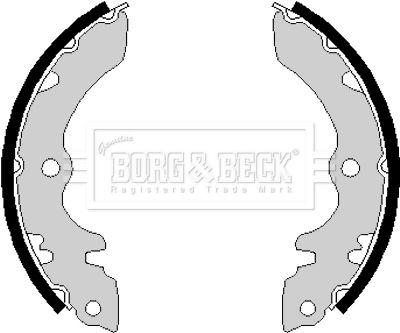 BORG & BECK Комплект тормозных колодок BBS6136
